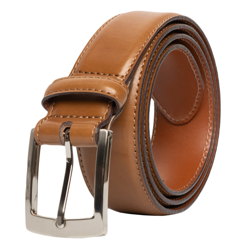 Style 10219 - 35mm Stitched Leather Belt