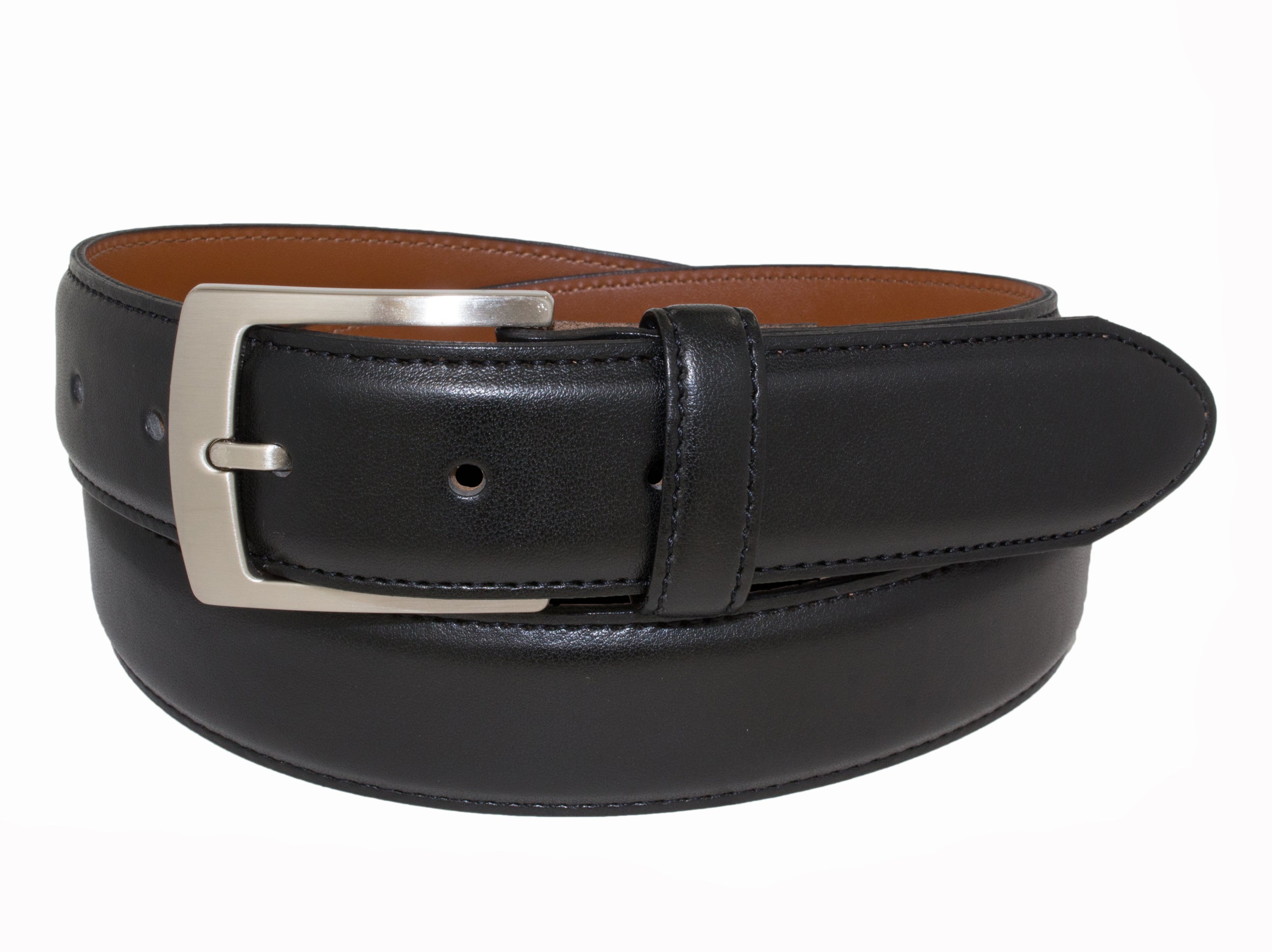 Style 10219 - 35mm Stitched Leather Belt
