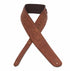 Padded Guitar Strap with Decorative Figure Eight Stitch