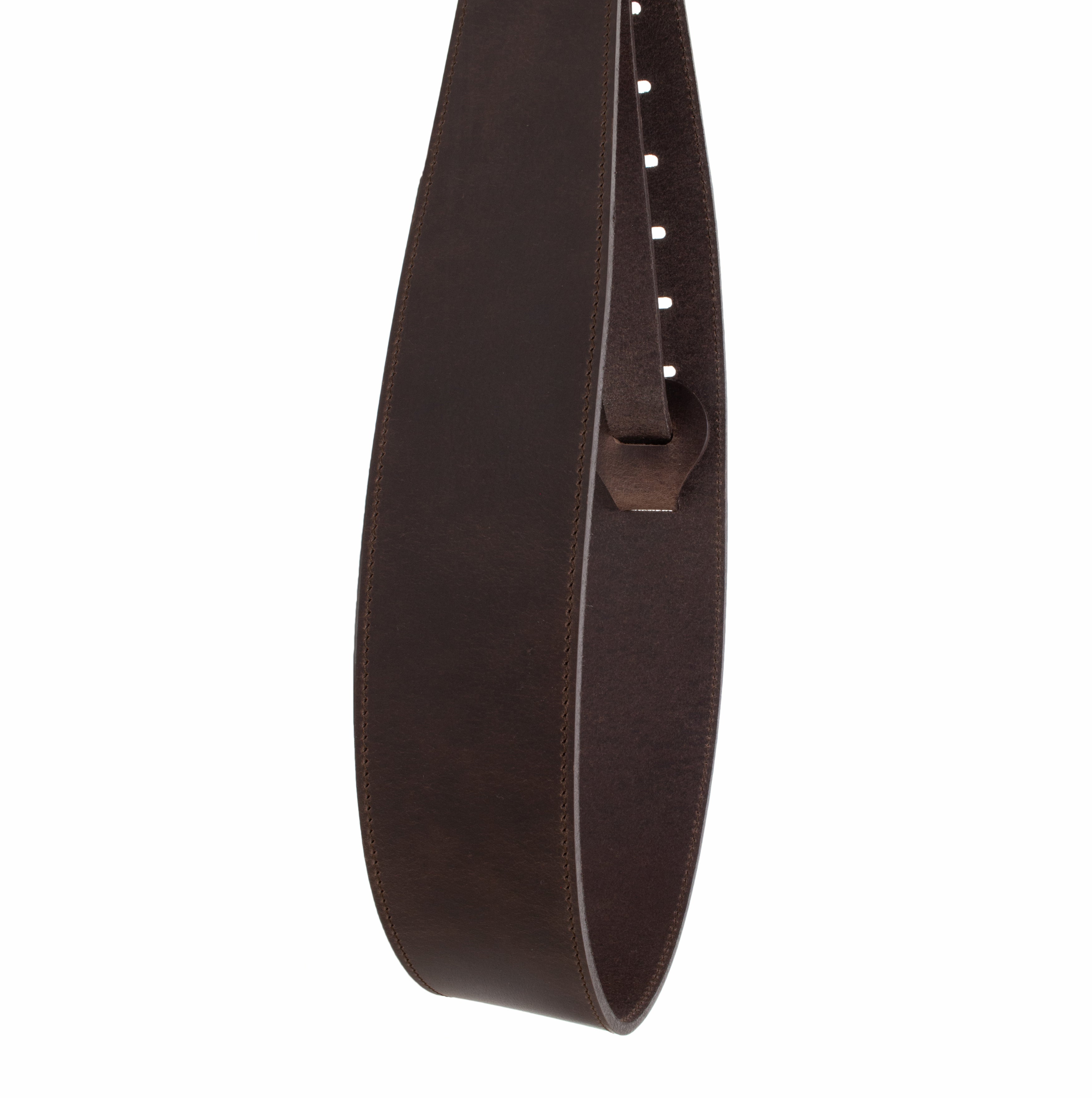 Sangle de guitare en cuir lisse épais