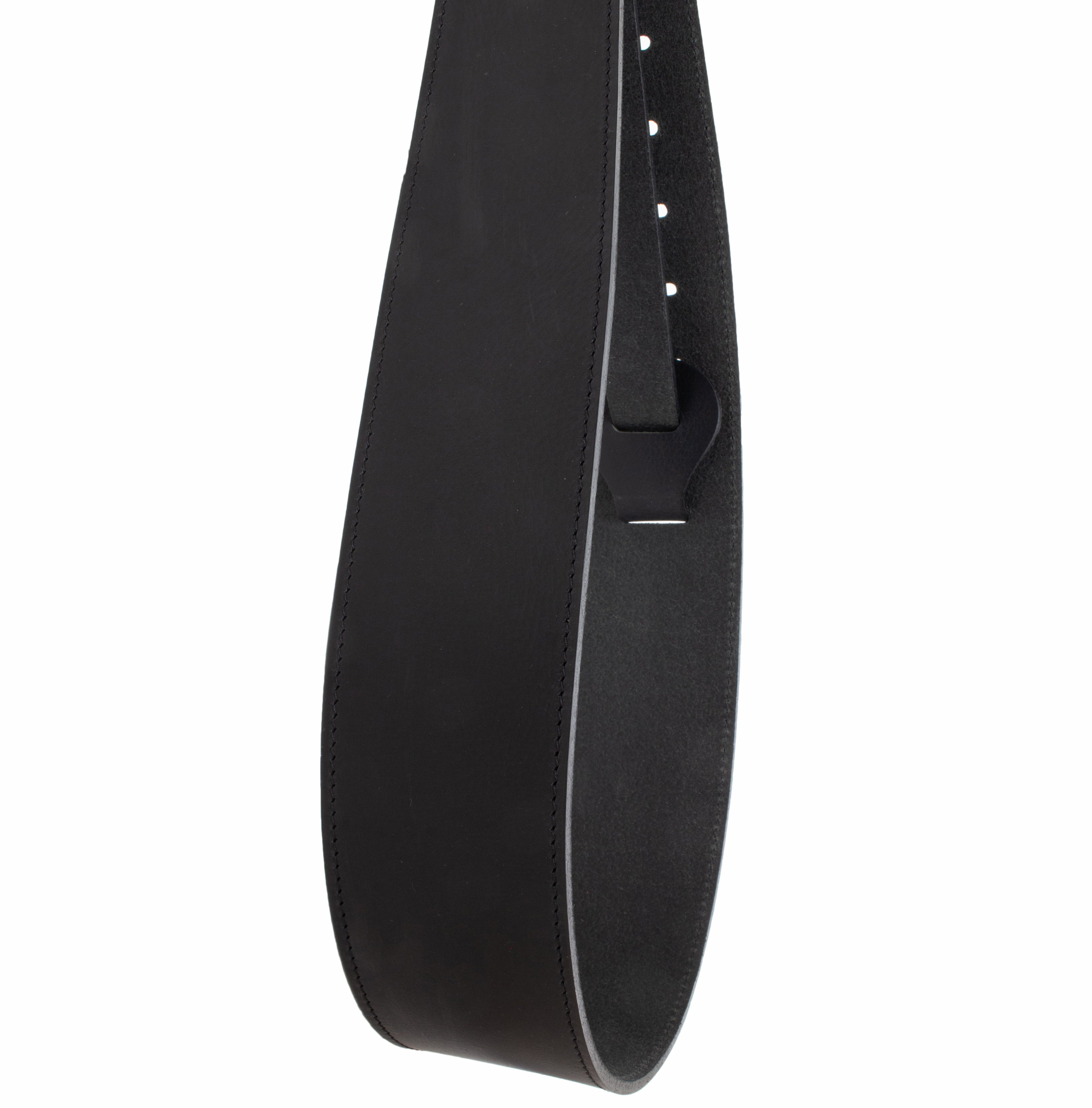 Sangle de guitare en cuir lisse épais