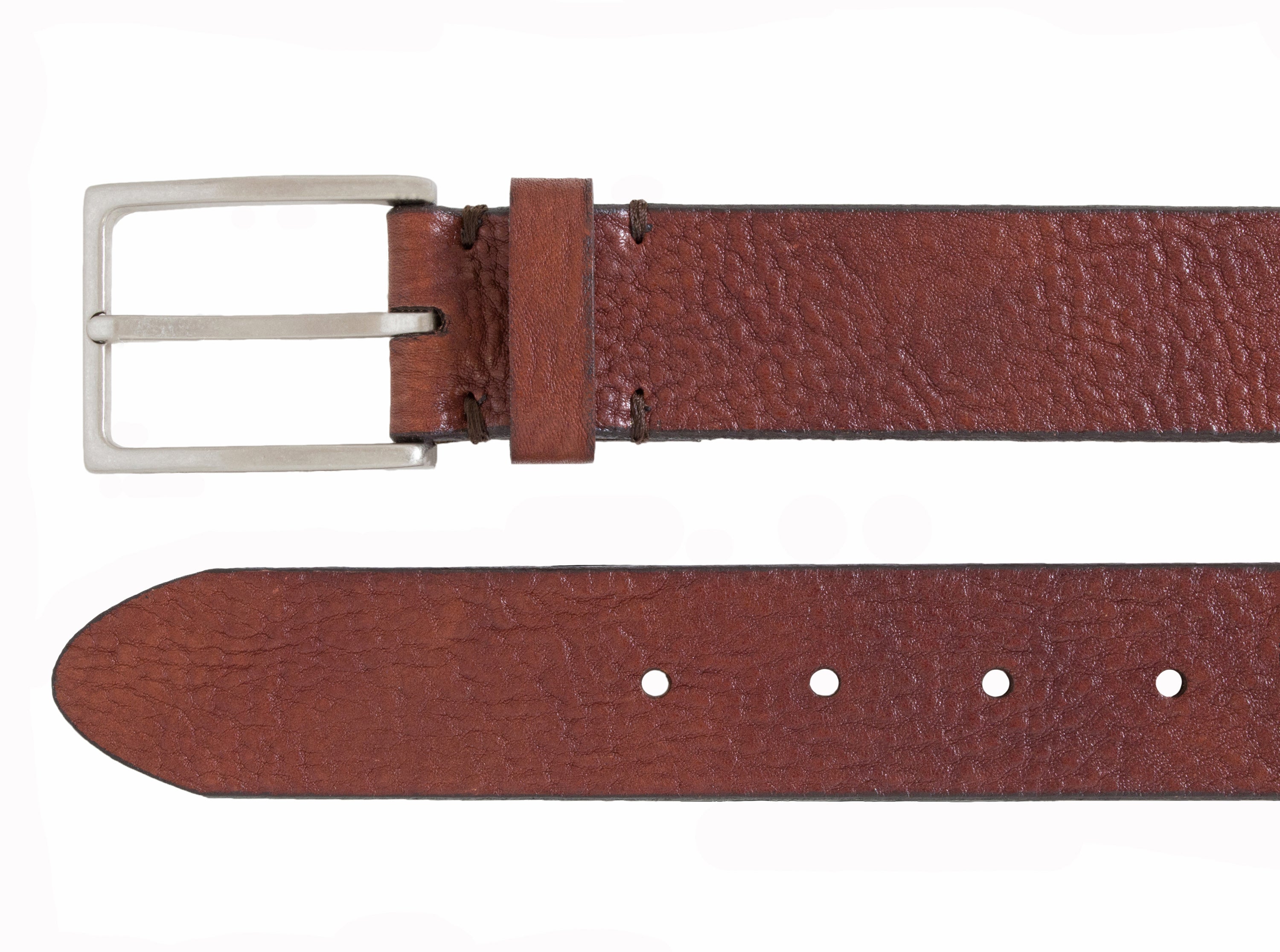 Italian full-grain leather with a vintage feel