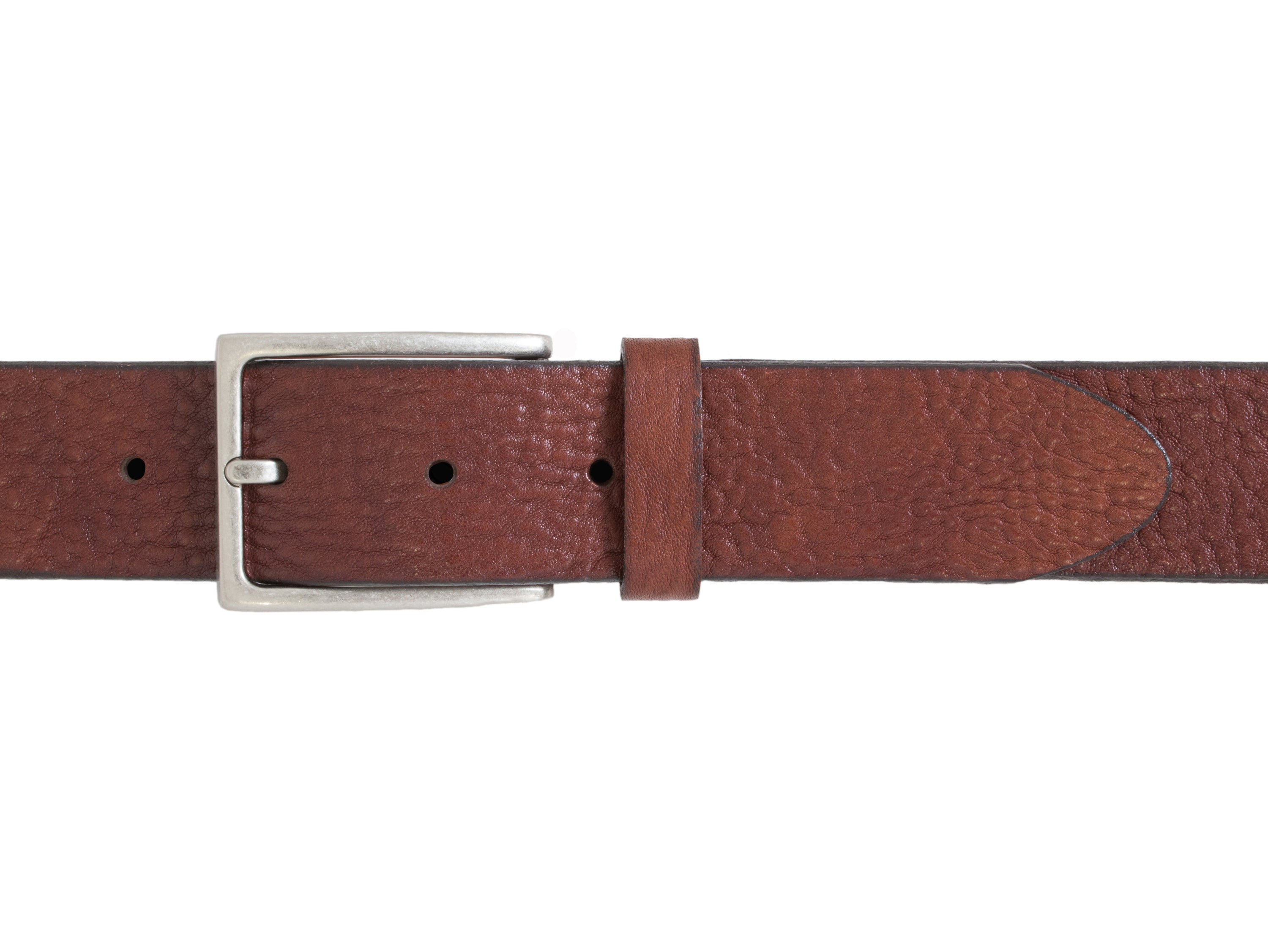 Italian full-grain leather with a vintage feel