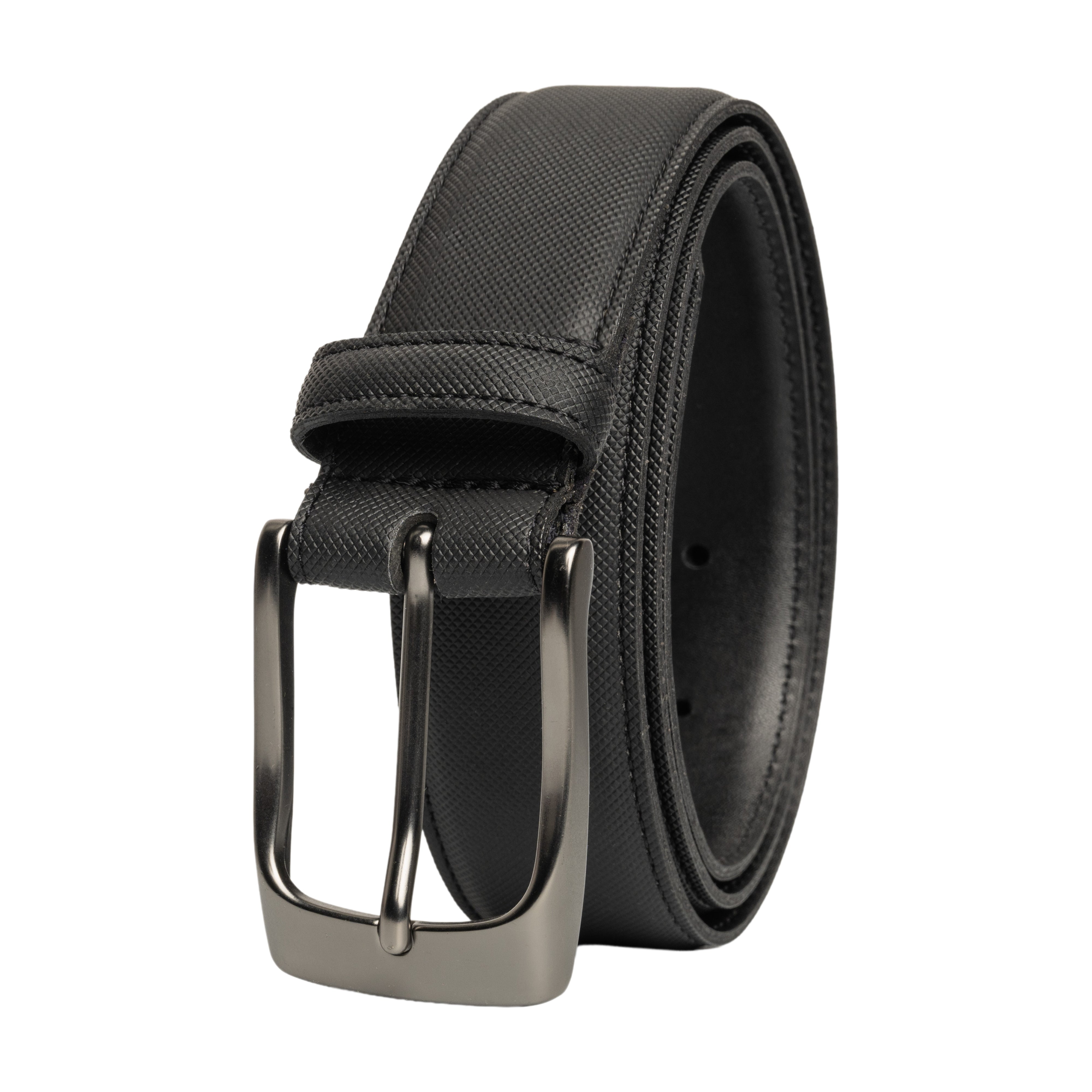 Style 10236 - 35mm Men's Textured Basic Dress Belt