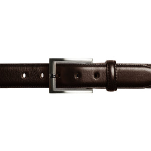 Shrunken Italian Full Grain Leather Belt with Chicago Screw Tab