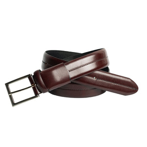 Style 10820-Ceinture habillée à rainure centrale et couture 35 mm