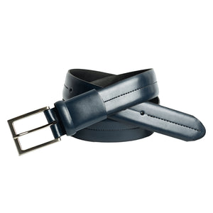 Style 10820-Ceinture habillée à rainure centrale et couture 35 mm