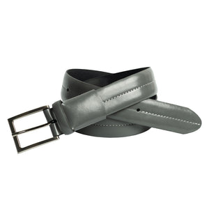 Style 10820-Ceinture habillée à rainure centrale et couture 35 mm