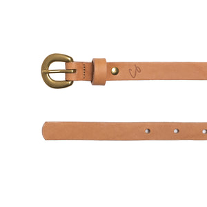 Taylor-15mm Italian Nubuck Leather Belt
