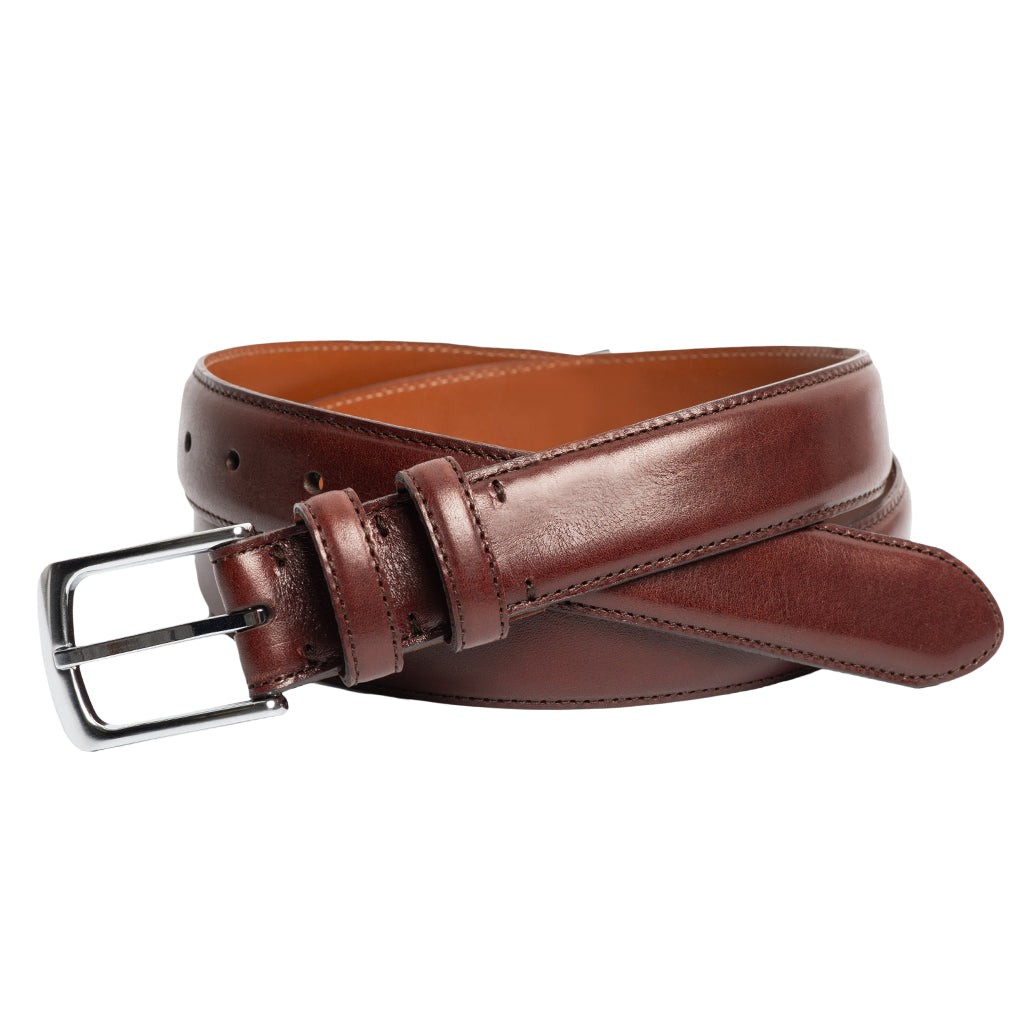 Double Keeper Italian full-grain leather.