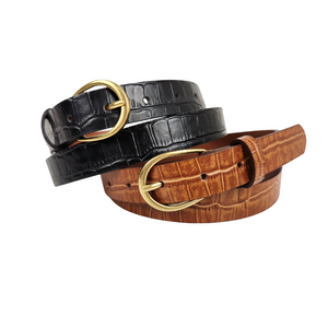 Yua - Ceinture en cuir italien 25 mm
