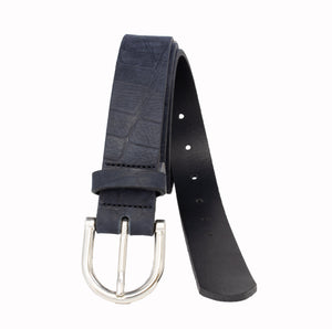 Olivia-Ceinture en cuir italien pleine fleur 30 mm