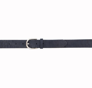 Olivia-Ceinture en cuir italien pleine fleur 30 mm