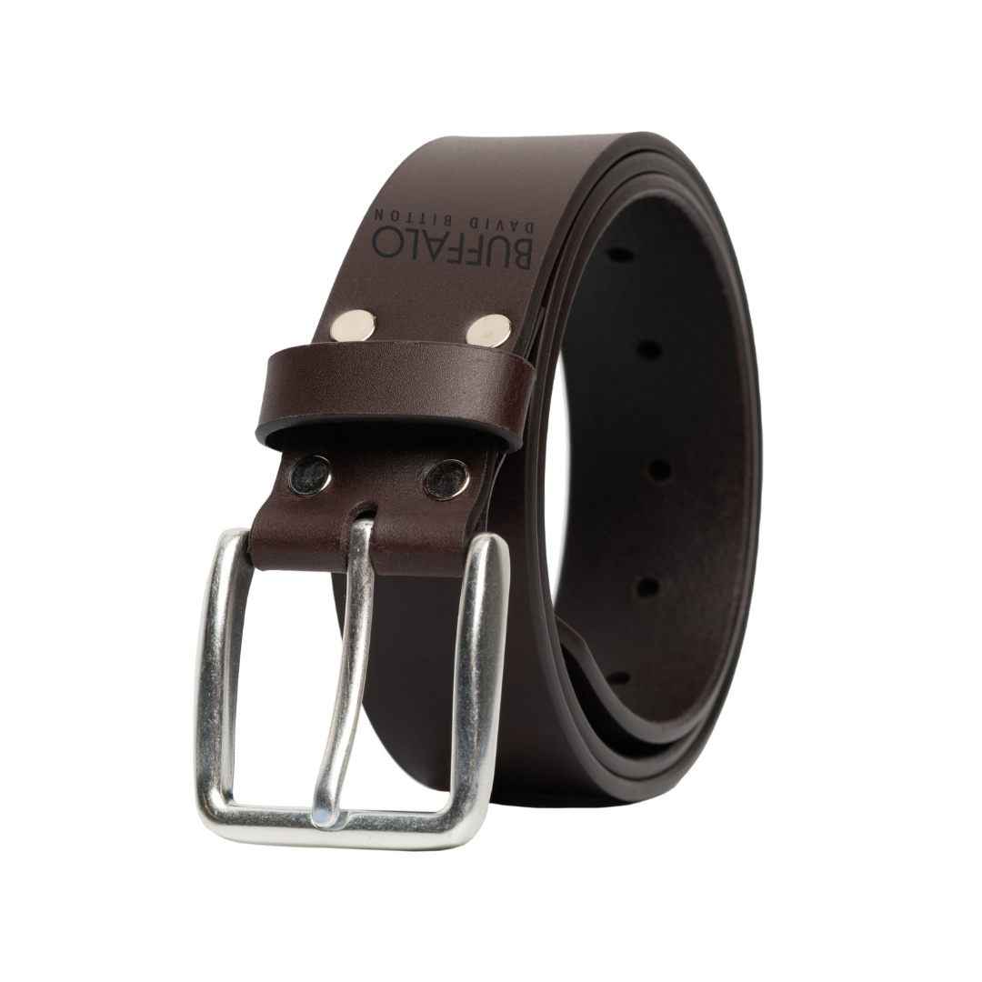 Buffalo David Bitton 38MM Smooth Full Grain Leather Belt