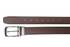 A close-up of a belt on a white background