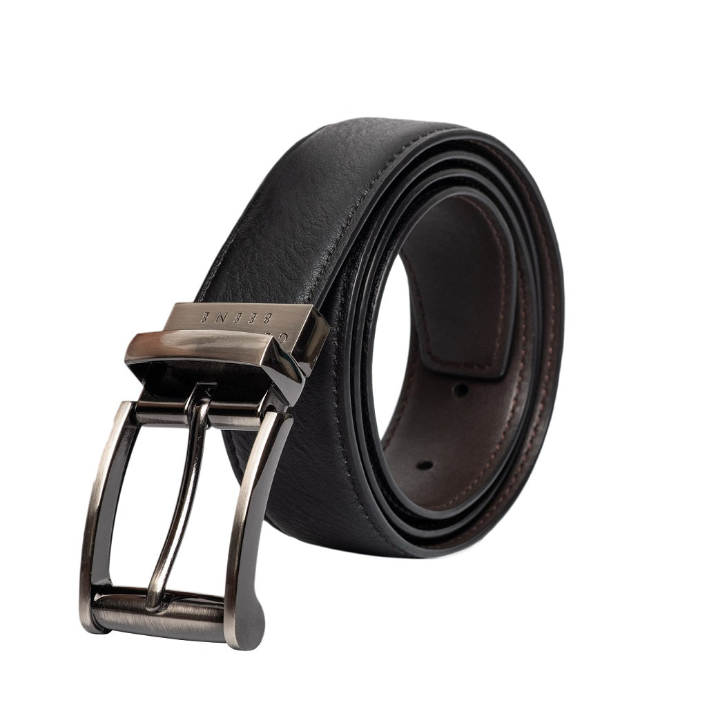 Edge Stitched Reversible Belt – Custom Leather Canada Limited