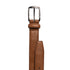Vintage Hand Stained Single Edge Stitched Belt With Gunmetal Buckle