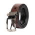 Smooth to Pebble Finish Stitched Reversible Belt