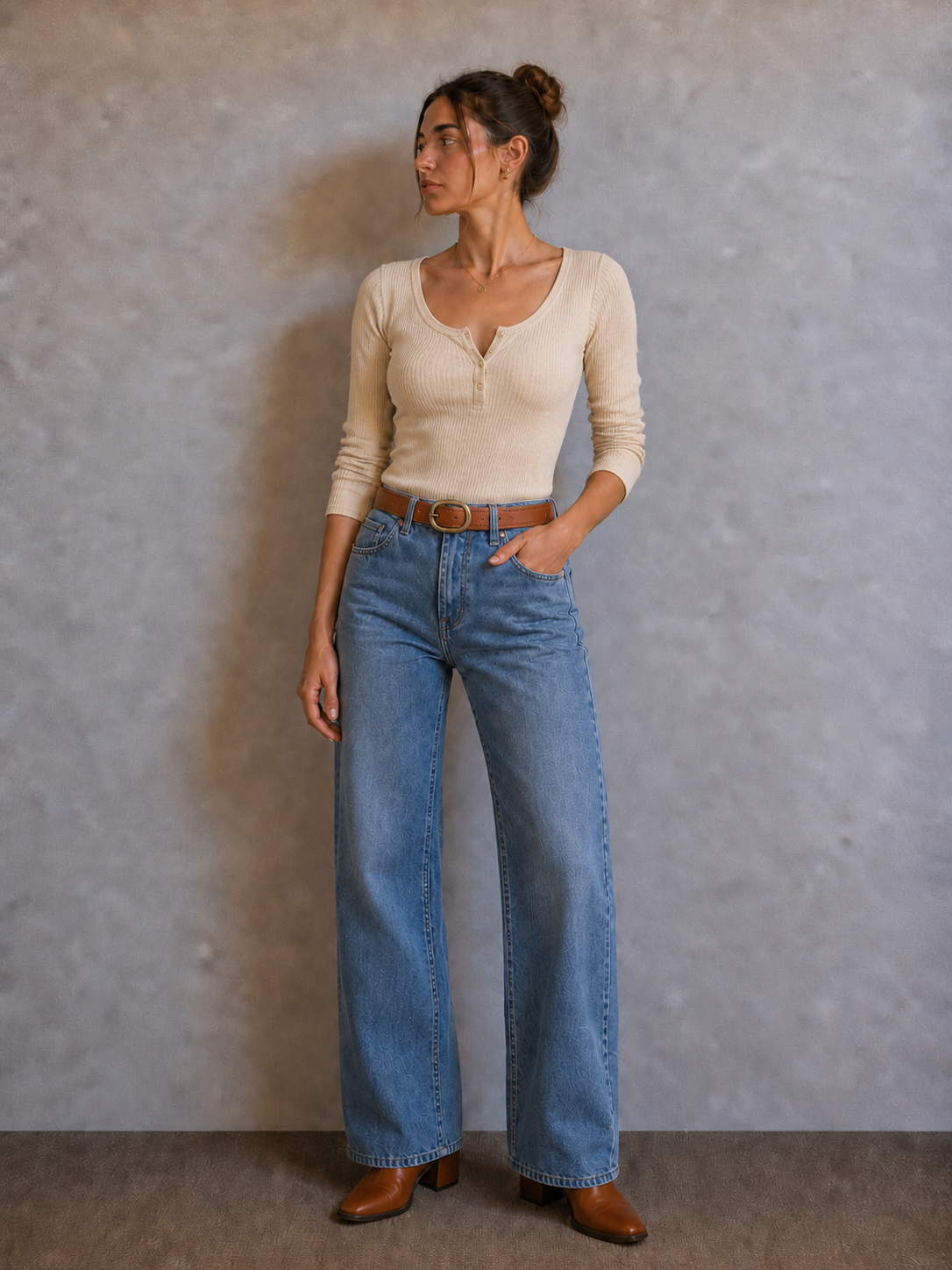 Silver Jeans Co. 30MM Edge Embossed Belt