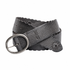Silver Jeans Co. 35mm Genuine Leather Belt in Dark Brown leather belt with centre bar buckle