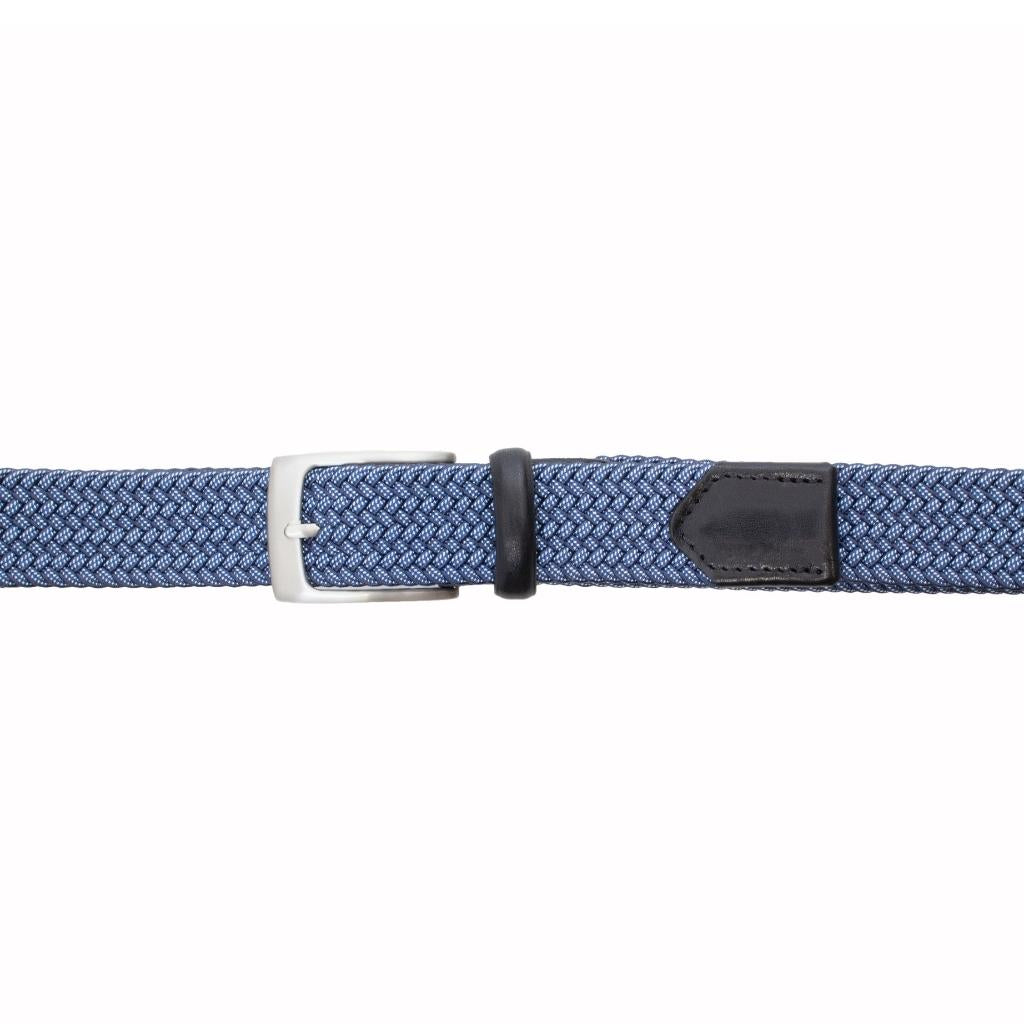 Style 014132 - Ceinture de golf tressée multicolore Glenayr 35 mm pour homme