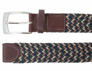 Style 014132 - Men's 35mm Glenayr Mulit-Colour Braided Golf Belt