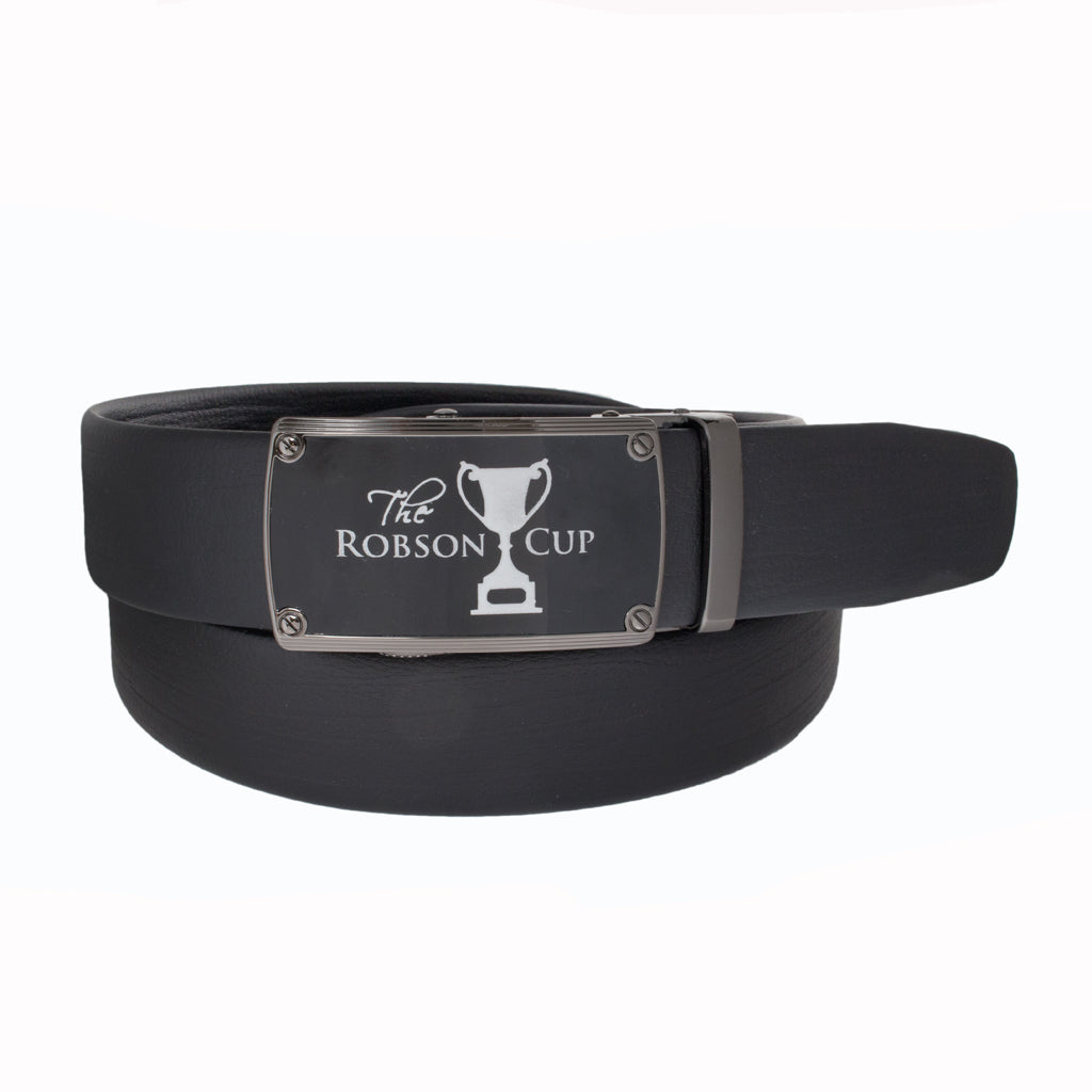 Style 014167L - Men's 35mm Glenayr Leather Golf Belt with Custom Buckle
