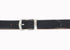 Style 014186- Bracelet réversible pour homme de 35 mm à grain lisse avec boucle de harnais amovible