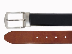 Style 014186- Men's 35mm Smooth Grain Reversible Strap with Removable Harness Buckle