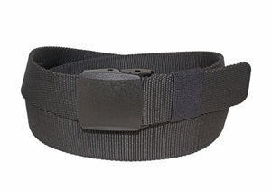 Style 014198- Men's 38mm Nylon Strap with Black Non Metal, High Density Plastic Clamp on Buckle
