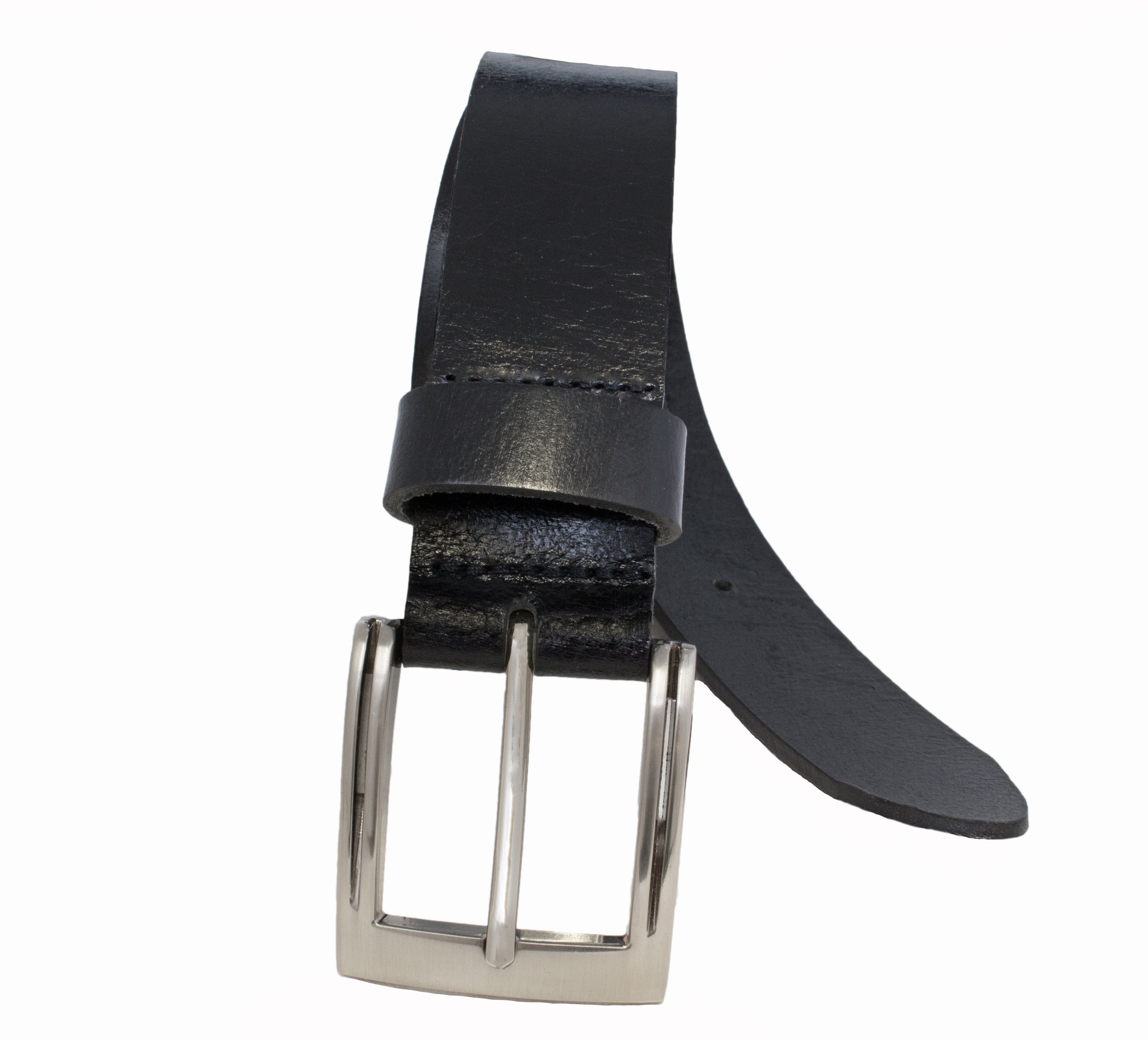 Style 10207 - Ceinture Buffalo à bords plats de 35 mm