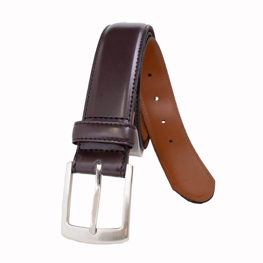 Style 10219 - Ceinture en cuir cousue 35 mm