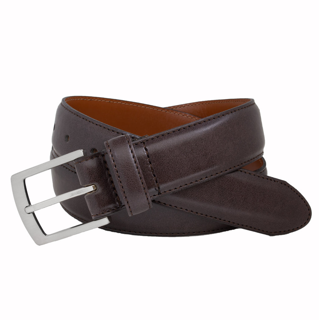 Style 10219 - Ceinture en cuir cousue 35 mm