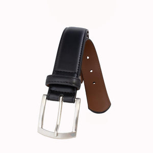 Style 10324OS - Point de bordure en cuir surdimensionné pour hommes de 35 mm