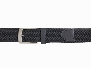 Style 10251OS - Ceinture tissée en coton stretch surdimensionné 35 mm