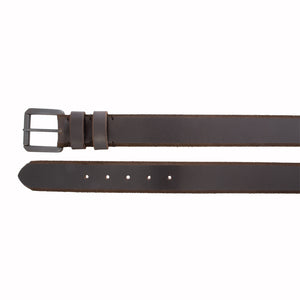 Style 10337OS- Ceinture en jean en cuir à bord biseauté
