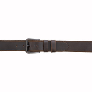 Style 10337OS- Ceinture en jean en cuir à bord biseauté