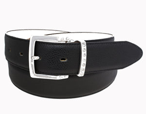 Style - 114128 - Women's Stitched Leather Golf Belt Reversible