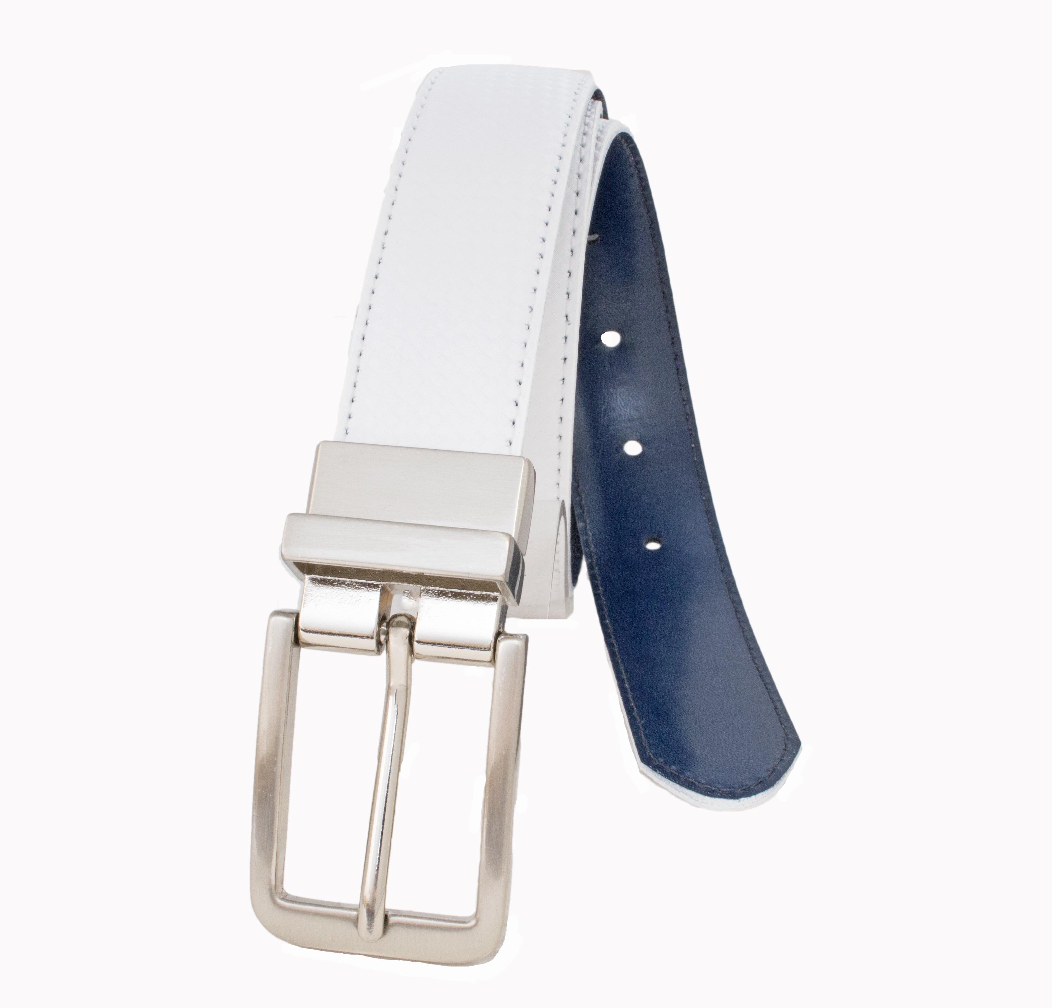 Style 114139- 30mm Women's Stitched Reversible Strap with Twist Harness buckle
