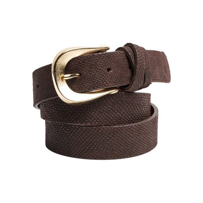 Ceinture Nubuck Italien Embossé Miranda-30mm