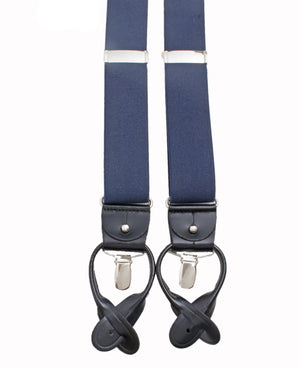 Signature by Custom Leather Pin Dot Formal Suspenders - Mens