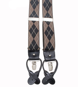 Style 51046 - 35MM Argyle Convertable Suspender