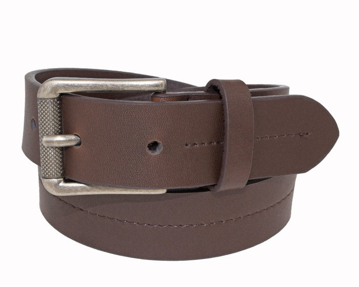 Style 526- 25mm Boys Grained Glazed Leather Belt