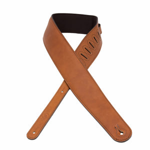 Padded Hand Stained Guitar Strap