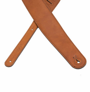 Padded Hand Stained Guitar Strap