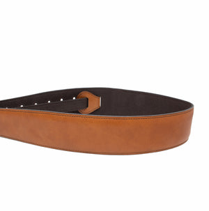 Padded Hand Stained Guitar Strap