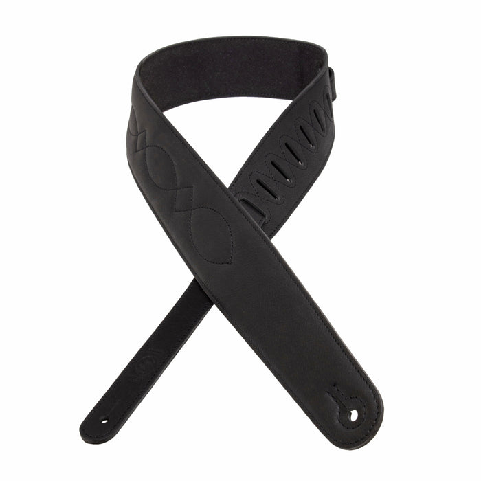 Sangle de guitare rembourrée avec point décoratif en huit
