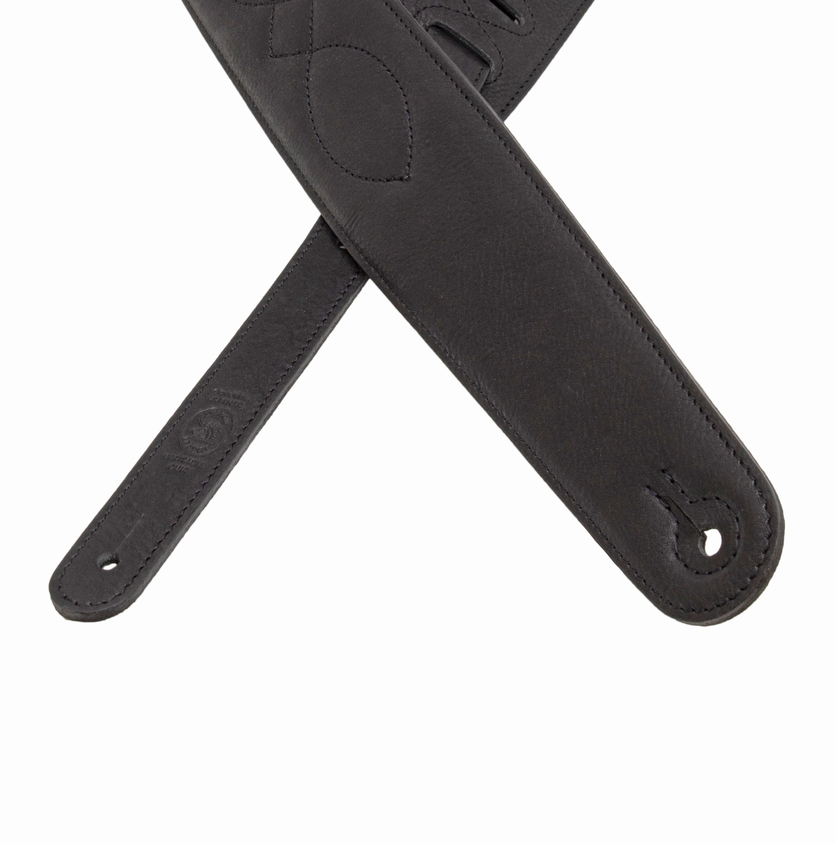 Padded Guitar Strap with Decorative Figure Eight Stitch (Copy)