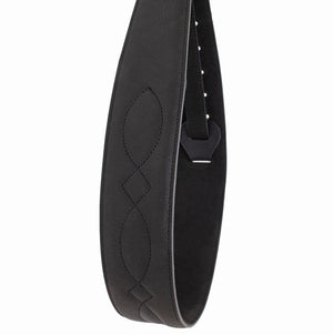 Sangle de guitare rembourrée avec point décoratif en huit