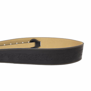 Wandering Rose Embossed Guitar Strap